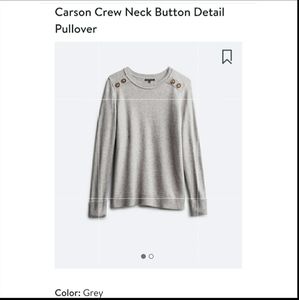 Pink Clover Carson Crew Neck Button Pullover